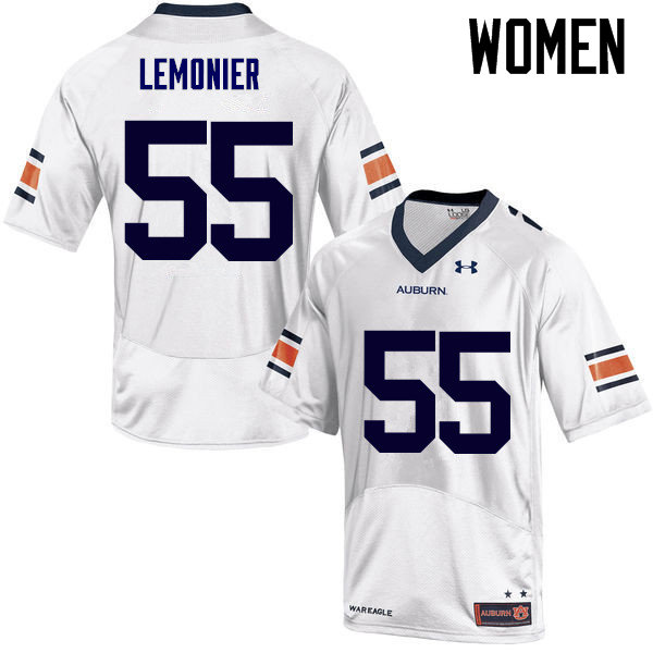 Women's Auburn Tigers #55 Corey Lemonier White College Stitched Football Jersey